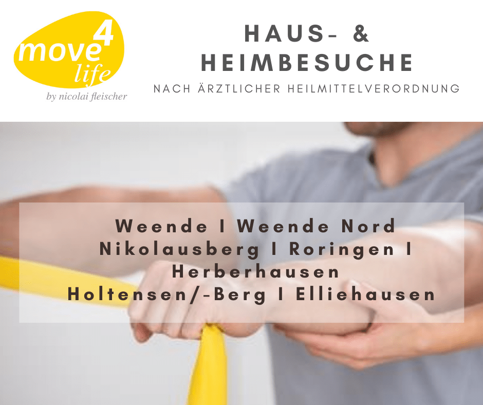 Physiotherapie Hausbesuch Heimbesuch in Göttingen move4life